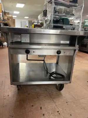 Used Randell Used 33" Randell 3612M Stainless Steel 2 Open Well Steam Table 208/240V - 2 Steam Tables (Food) Illinois US | Falcon Restaurant Supply #1375630