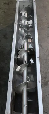 SPC7202  Conveyor screw conveyor Stainless Steel, 9" dia x 72"l