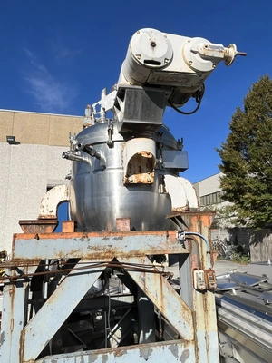 1,000L S/S JKTD  Hemis  Pressindustria Scrape Surface Anchor Reactor
