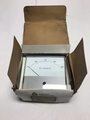 Triplett TR/420-G DC Volts Panel Meter 0-80KVDC 0-200UADC
