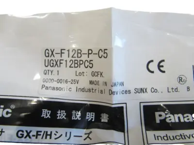 NEW PANASONIC GX-F12B-P-C5 PROXIMITY SENSOR GLN12FBP GXF12BPC5
