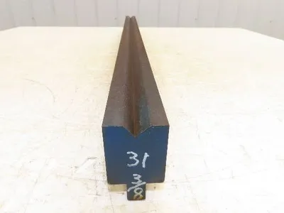 Press Brake Die 31-5/16" Long 90° V 1/2" W 5/16" D 1-3/4" H 1/2" Tang