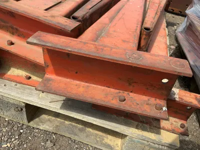 Two Sided Cantilever Rack, includes two 14’ tall uprights spaces approx. 6’ on center apart, (2) 92”...