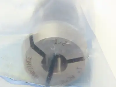 Hardinge 1" ACME Grid Burr Collet 1/2" RD AO Round Smooth Bore Gridley Burring