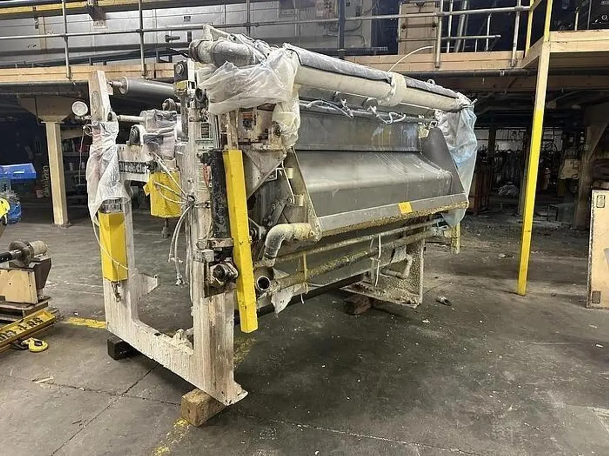 62" BLACK CLAWSON AIR KNIFE COATER WITH MAYER ROD COATER
