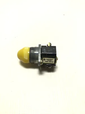 GE CR2940UC212D2 Heavy-Duty Oil-Tight Yellow Indicator Light