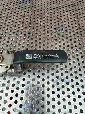USED SVF -F. C. I. R86666ATSE COMPRESSION BALL VALVE W/ 1" THREADED FITTING 1500PSI