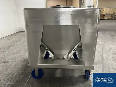 USED TOTE Systems 48" x 42" x 10"  Tote Systems Stainless Steel Transfer Bins