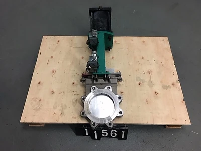 Rovalve 6"-150 Knife Gate Valve Air Operated