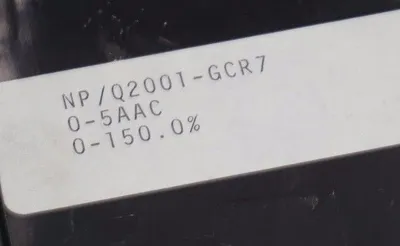 REPAIRED NEWPORT ELECTRONICS Q2001-GCR7 DIGITAL METER Q2001GCR7