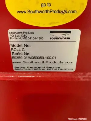USED SOUTHWORTH PRODUCTS ROLL C