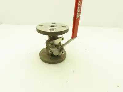Watts 2501 Chemical Ball Valve 1" Flanged 150# Raised Face Stainless Ball