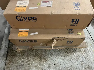 Van Der Graaf Conveyor Drive VDG TM215B40-440 4HP Drum Motor 460V 9″x22.5″-NIB