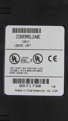 USED GE FANUC IC693MDL240E