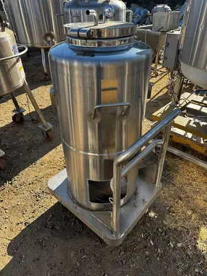 Tank, 26 Gallon (100 Liter), DCI, Stainless Steel, Portable, #5991463