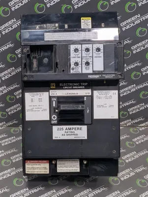 250A Square D LE36250LS Electronic Trip Circuit Breaker 600VAC No Plug Used