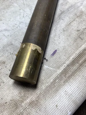 C360 Machined Brass; Lathe Stock Bar; 45″ X 1 7/8″ Round Brass Bar
