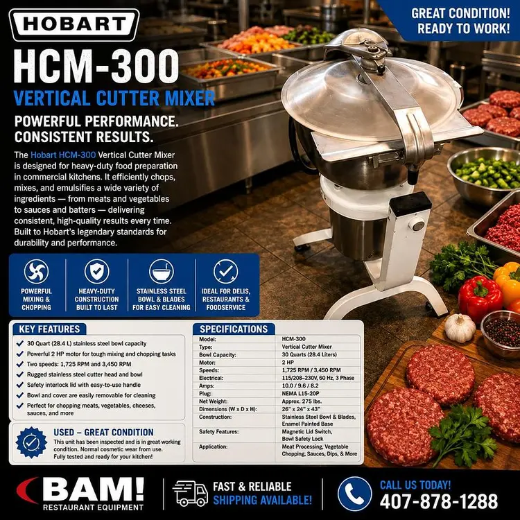Used HOBART _UNKNOWN_ Bakery Equipment Florida US | BAM Discount Restaurant Equipment #1283795
