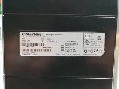 USED Allen-Bradley 1756-PSCA2/A Chassis Adapter w/1756-A17 17-Slot Chassis
