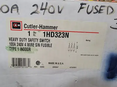 NEW CUTLER-HAMMER 1HD323N