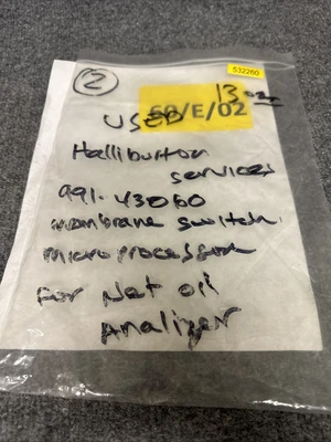 Used Halliburton Services 991.43060 Switch Parts California US | Davliegogo LLC #1708319
