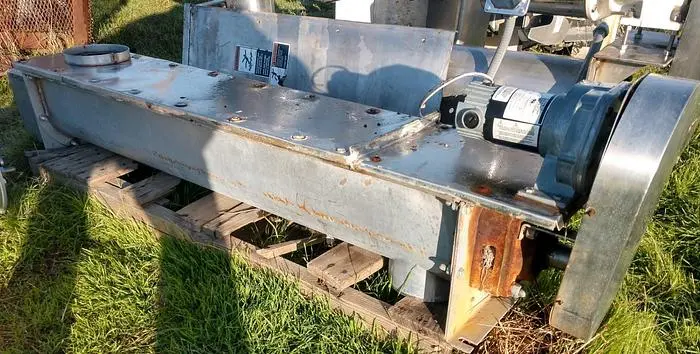 Conveyor, Screw, 7.5" x 4', S/st, 1/15 HP, #C742700