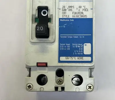 USED WESTINGHOUSE FDB2020L