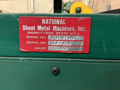 Used NATIONAL NR4816 Roll Formers | Equipment Recovery Corp. #1330951