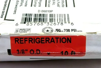 NEW MUELLER D06010P REFRIGERATION COPPER TUBING COIL 3/8" X 10' 65177537