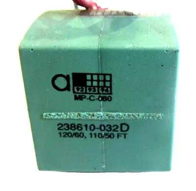 NEW ASCO 238610-032-D COIL VALVE 238610032D