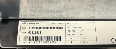 USED ABB ANC634002050000000902