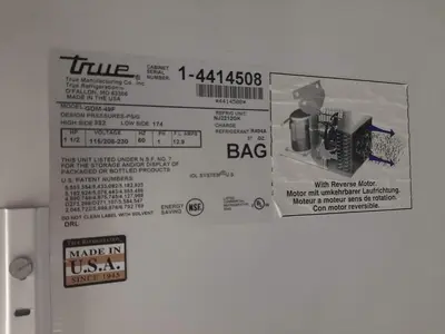 USED TRUE BEVERAGE-AIR AND HABCO COMMERCIAL FREEZERS & FRIDGE