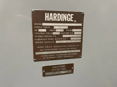 HARDINGE HLV-H-EM LATHES, PRECISION, JEWELERS, TOOLROOM, Etc. | Wheeler Machinery Sales (5)
