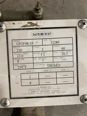 Mokon GP2F08-10 Temperature Controller 230V 3PH -Parts/Repair