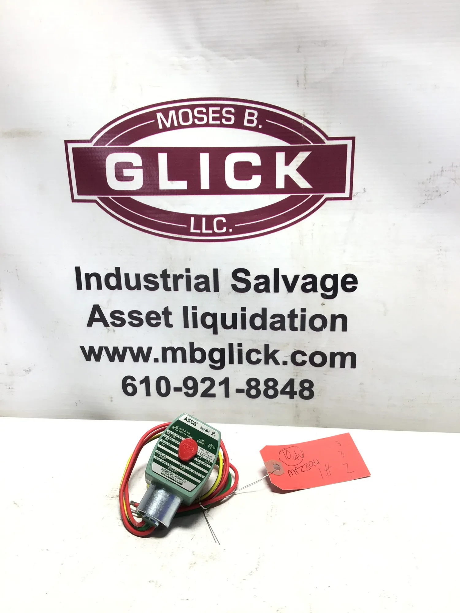 ASCO Red Hat 8262G14 Solenoid Valve 1/8NPT 10.6Watts