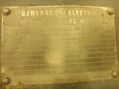 USED GENERAL ELECTRIC 5K0405CN90199
