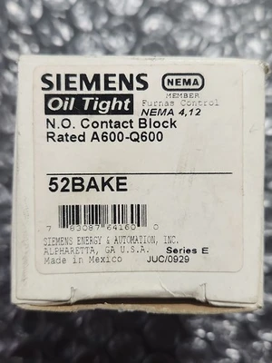 NEW Siemens 52BAKE