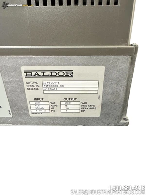 Used BALDOR ID15201-E Variable Speed Drives Kentucky US | Industrial Parts R Us Inc. #1516844
