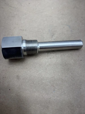 Lot Of (10)Stainless Steel Thermowell 3/4" pipe thread 2-1/2" stem Fast Shipping