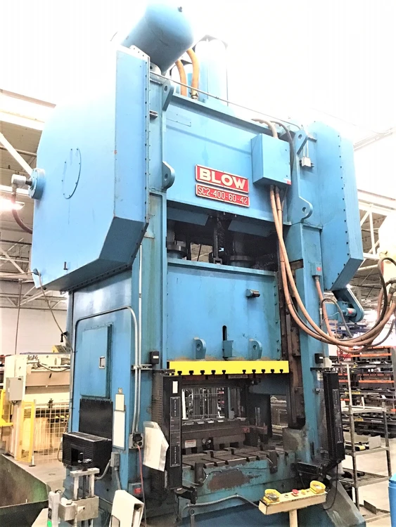 Used 1999 BLOW PRESSES BLOW SC2-400-60-42 PRESS Straight Side Presses | Alma Machinery #898825