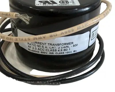 NEW E.I.L INSTRUMENTS 2DARL-500 CURRENT TRANSFORMER 50:5 2DARL500