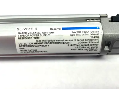Used KEYENCE Safety Light Curtain Transmitter & Receiver Set, 31 Optical Axes Light Curtains & Grids Michigan US | Maverick Industrial Sales #1392450