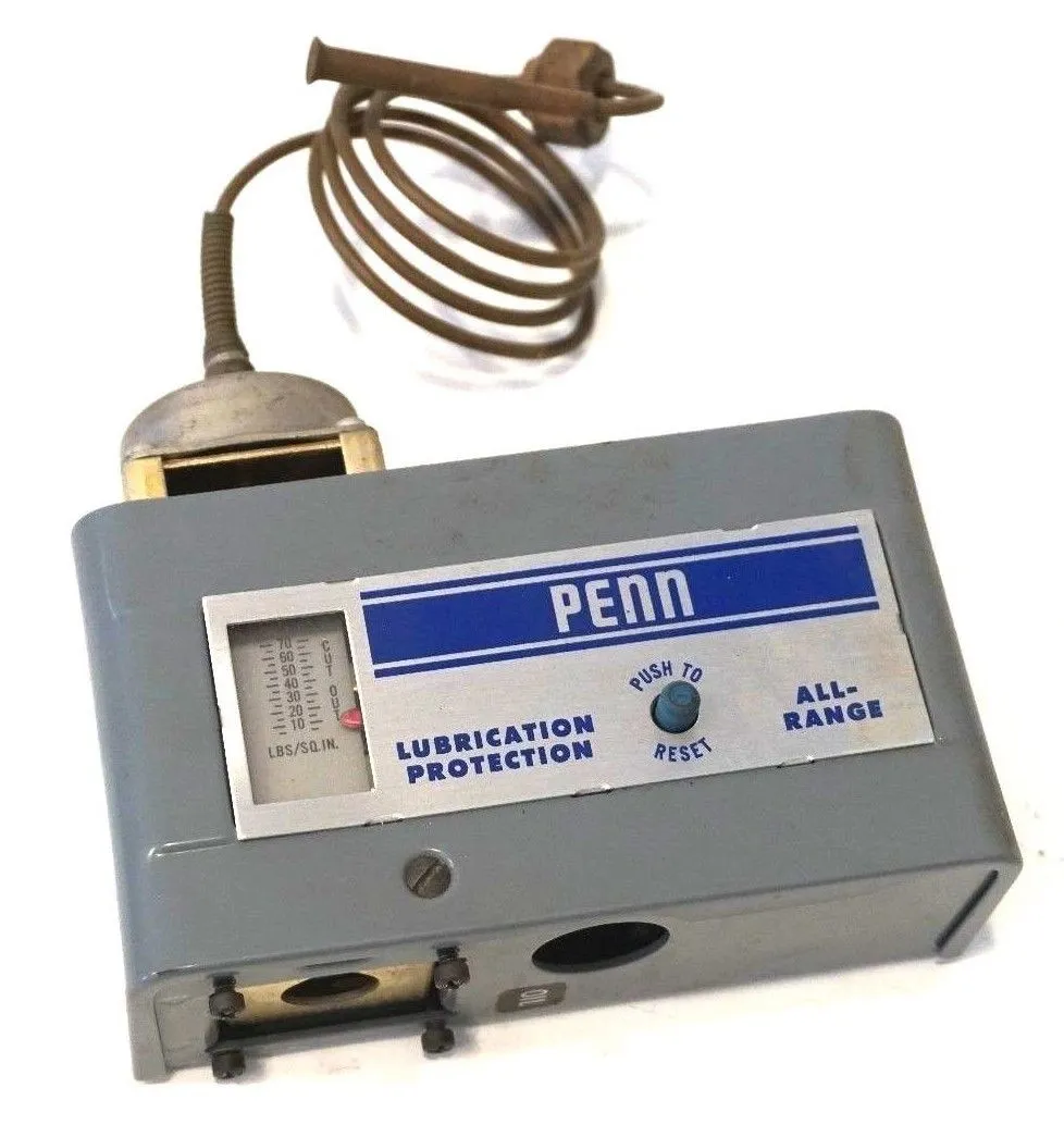 NEW PENN JOHNSON CONTROLS LUBRICATION PROTECTION OIL FAILURE CUTOUT CONTROL