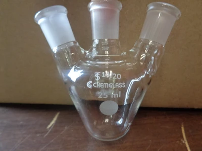 USED CHEMGLASS 25ML 14/20