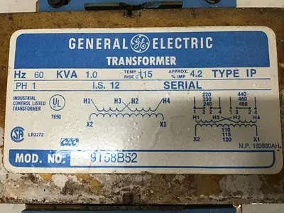 USED GENERAL ELECTRIC 9T58B52