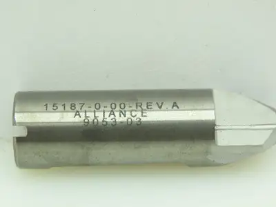 Alliance CNC 15187 Carbide Chamfer Step Drill 2-Flute Coolant 16mm Cut  LOT OF 6