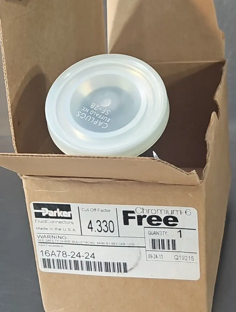 Parker 16A78-24-24 Hydraulic Fitting SAE 62 Flange Head Straight 1.5" loc5B15