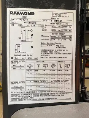 Used 2018 RAYMOND 540OPC30TT Misc Forklifts Illinois US | Somerset Equipment Sales #1542796
