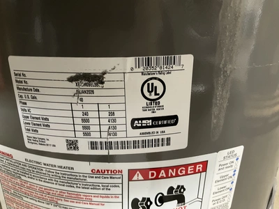 Used RHEEM XE40M09EL55U1 Water Heaters Michigan US | Miedema Asset Management Group #1312763