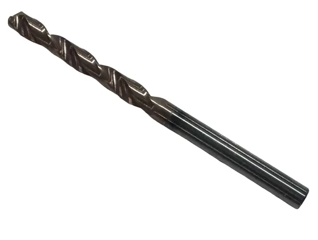 Cobra 1/4" Solid Carbide Drill 5xD CH Coating 2 Flute 142 Deg Point